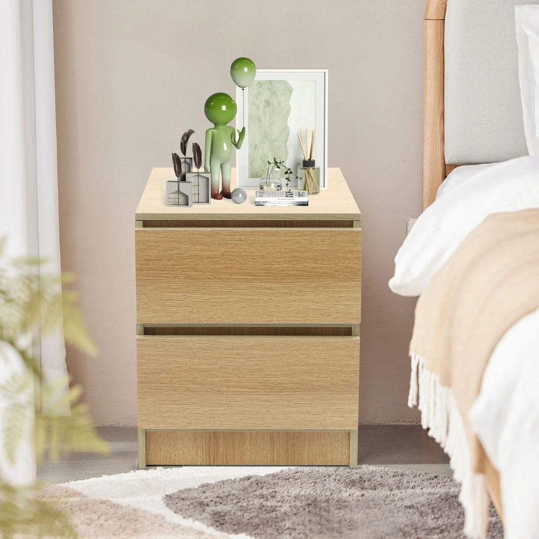 Table de nuit de luxe résistante blanche - vente privée 14:29Warm White;200007763:201336101