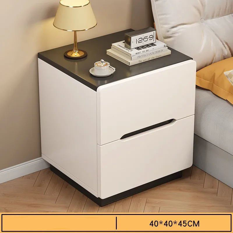 Table de nuit de luxe scandinave - vente privée 14:10Two-black 40x40x45