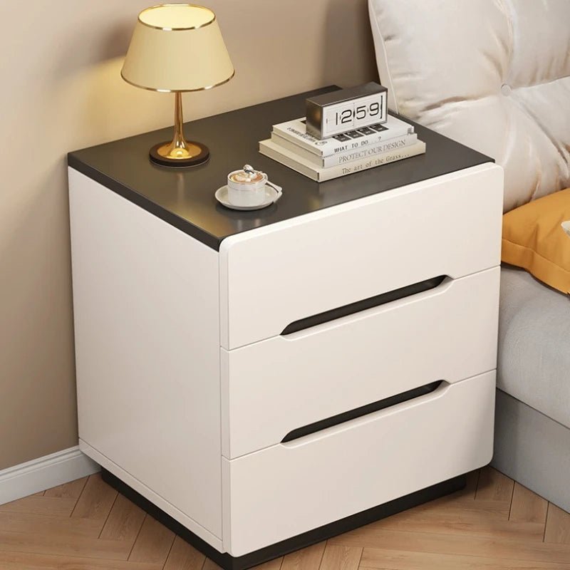 Table de nuit de luxe scandinave - vente privée 14:10Two-black 40x40x45