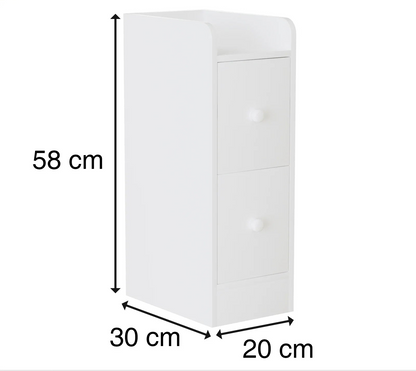 Table de nuit de rangement d'angle étroite - vente privée 14:29White;200007763:201336101