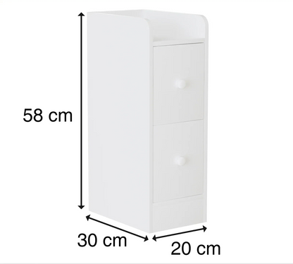 Table de nuit de rangement d'angle étroite - vente privée 14:29White;200007763:201336101
