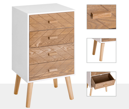 Table de nuit design moderne rustique - vente privée 200007763:201336104