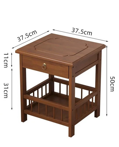Table de nuit en bambou massif 1 pc - vente privée 14:200004889B2
