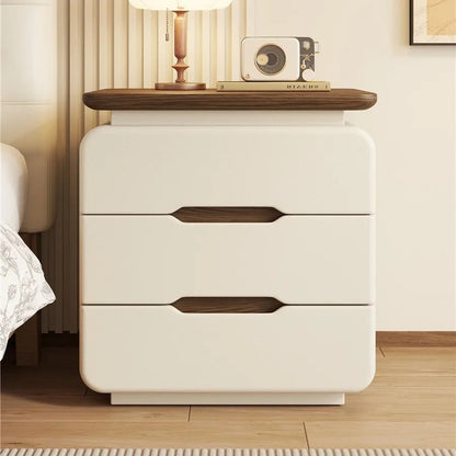 Table de nuit en bois massif couleur crème premium - vente privée 14:200000195Style B3 50x37x65cm