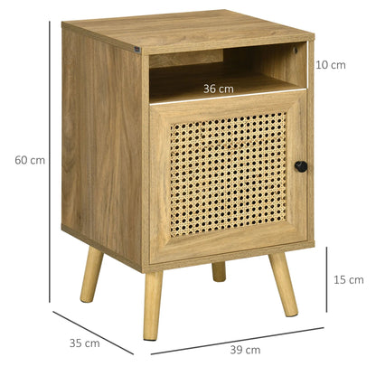 Table de nuit en rotin 2 pièces ensembles pour chambre 39X35X60 cm - vente privée 14:-1;200007763:201336104;5:-1