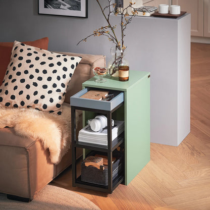 Table de nuit étroite verte 1 pièces - vente privée 14:175;200007763:201336101
