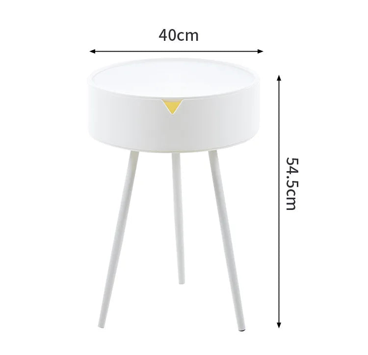 Table de nuit fine avec tiroir de rangement - vente privée 14:200141872style3