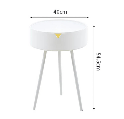 Table de nuit fine avec tiroir de rangement - vente privée 14:200141872style3