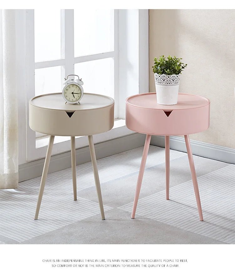 Table de nuit fine avec tiroir de rangement - vente privée 14:200141872style3