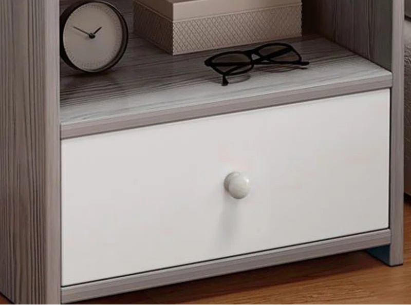 Table de nuit grise avec tiroir moderne et tendance - vente privée 14:29Single Drawer