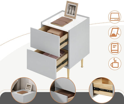 Table de nuit grise pour canapé ou chambre 1 pièce - vente privée 14:29;200007763:201336101;5:10001406430x40x51cm