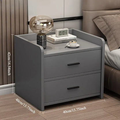 Table de nuit haut de gamme pour chambre - vente privée 14:200003699GreyDoubleDrawLarge