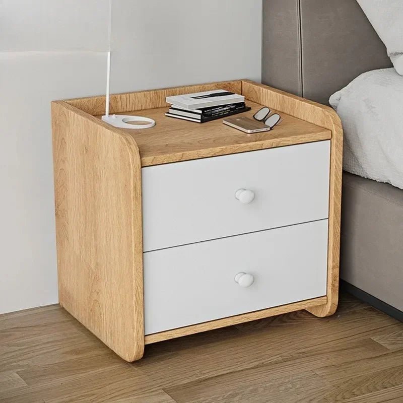 Table de nuit haut de gamme pour chambre - vente privée 14:200006156Greydoubledrawsmall