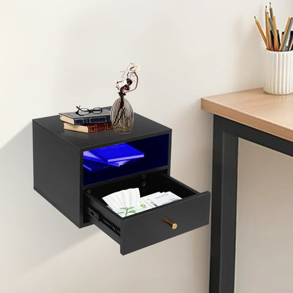 Table de nuit métal et panneaux de particules - 45*30*35cm - vente privée 14:193;200007763:201336101