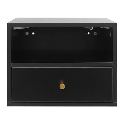 Table de nuit métal et panneaux de particules - 45*30*35cm - vente privée 14:193;200007763:201336101