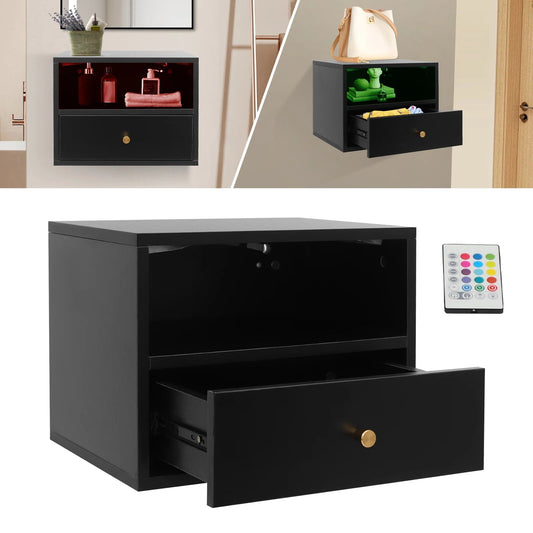 Table de nuit métal et panneaux de particules - 45*30*35cm - vente privée 14:193;200007763:201336101