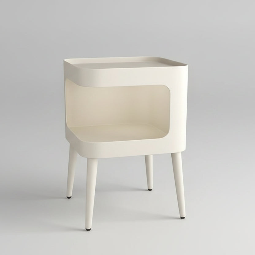 Table de nuit minimaliste blanc 1 pièce - vente privée 14:175Cream White -40 50cm