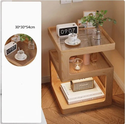 Table de nuit moderne en bois de luxe tendance - vente privée 14:1030x30x54