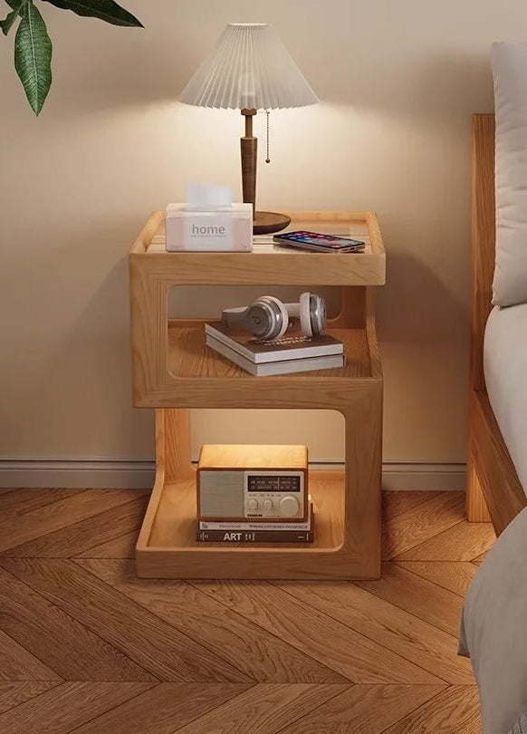 Table de nuit moderne en bois de luxe tendance - vente privée 14:1030x30x54