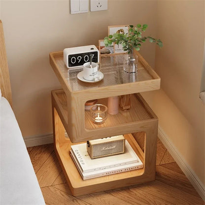 Table de nuit moderne en bois de luxe tendance - vente privée 14:1030x30x54