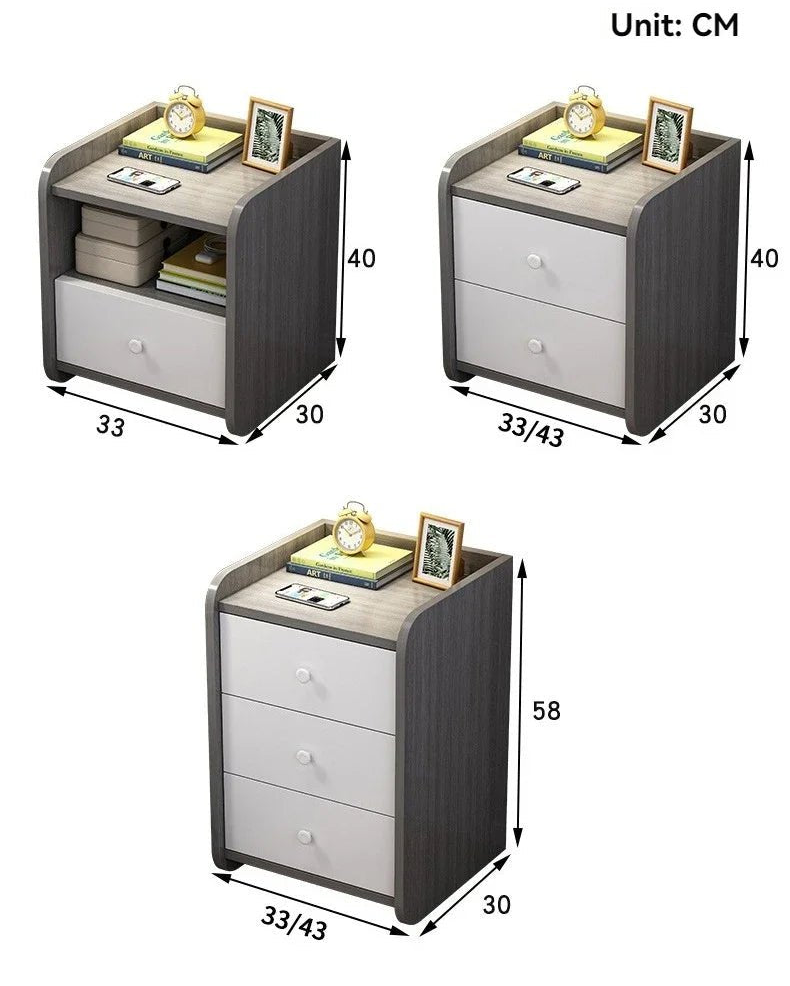 Table de nuit moderne et minimaliste de qualité - vente privée 14:29Grey-A-33