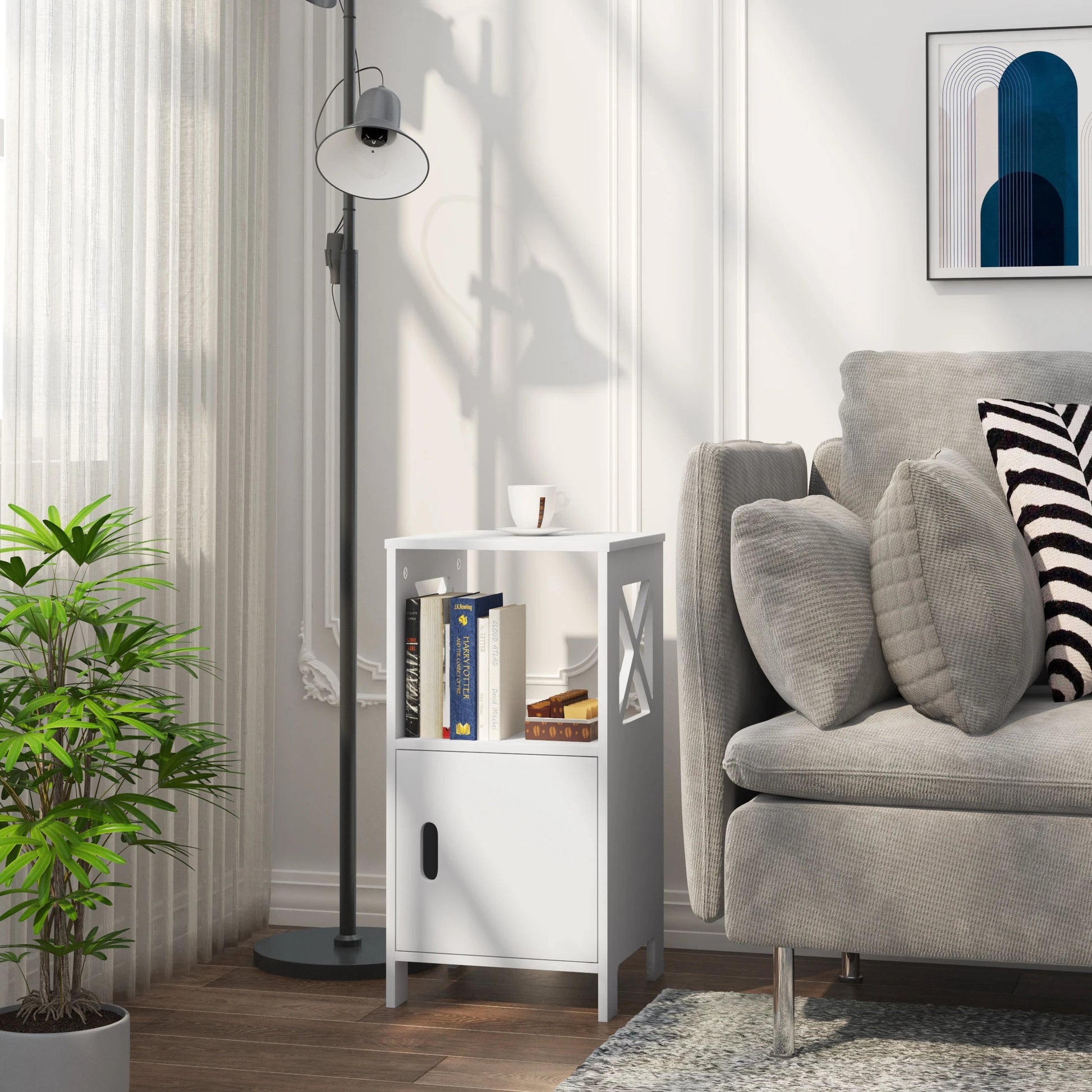 Table de nuit noir avec porte - lot de 2 ensembles - 14:193;200007763:201336101