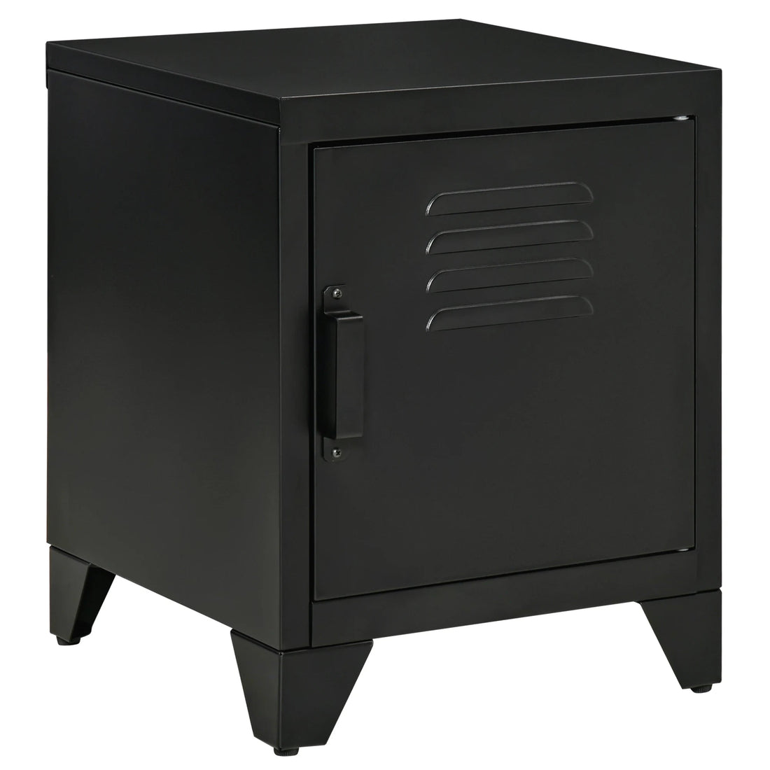 Table de nuit noir métal de dimensions 50 x 40 x 47.5 cm - vente privée 200007763:201336101