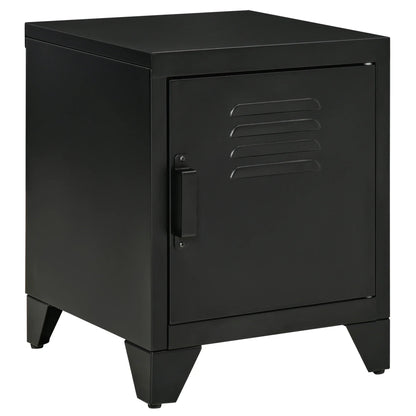 Table de nuit noir métal de dimensions 50 x 40 x 47.5 cm - vente privée 200007763:201336101