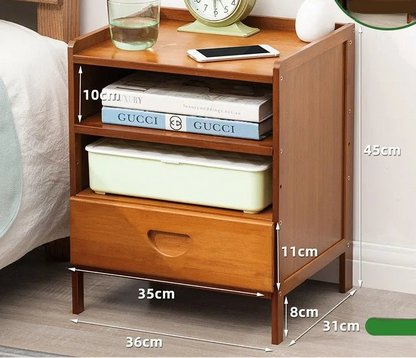 Table de nuit nordique style européen - vente privée 14:496Type B-brown