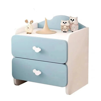 Table de nuit pour enfants à doubles tiroirs - vente privée 14:10Pink lower drawer