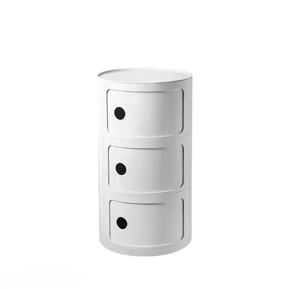 Table de nuit ronde nordique simple - vente privée 14:2000061533 Layer White