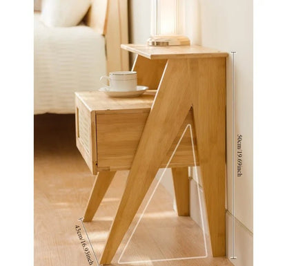 Table de nuit rotin moderne stylé 1 pièce - vente privée 14:29