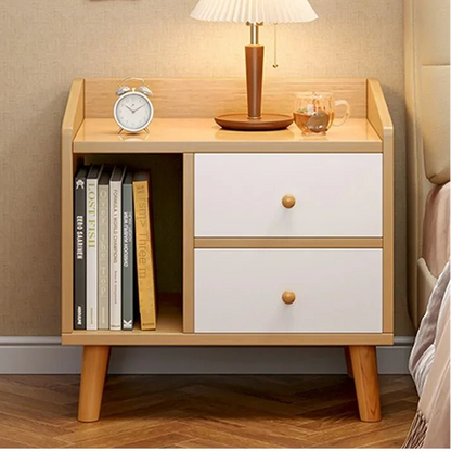 Table de nuit simple et magnifique en bois - vente privée 14:200013902White