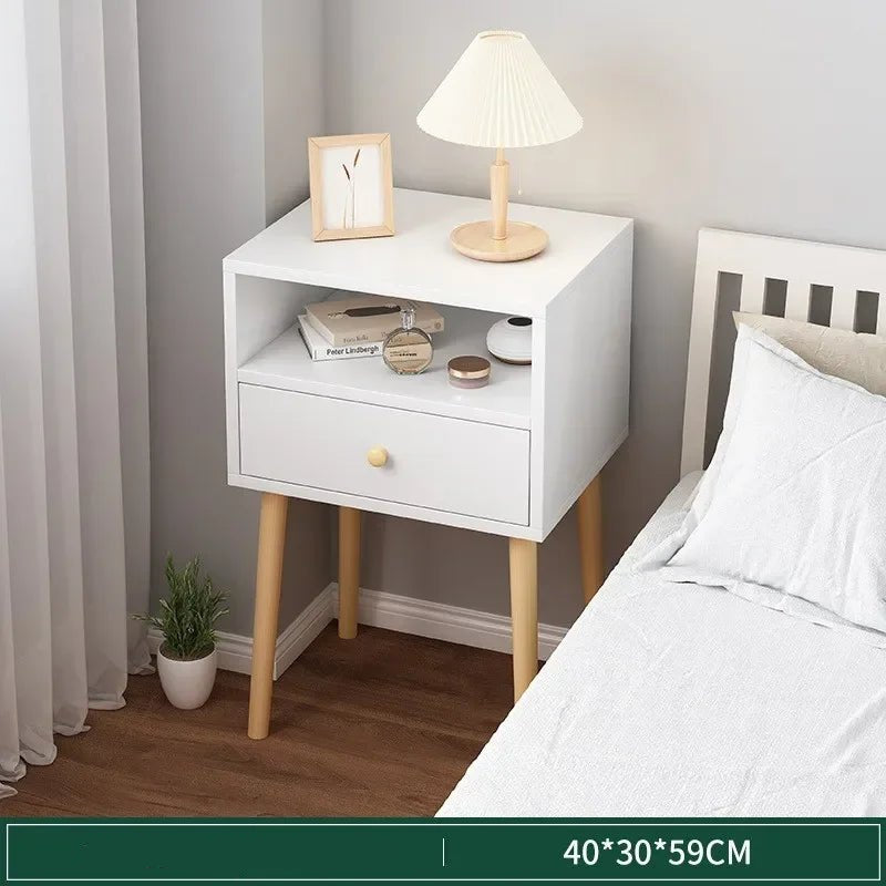Table de nuit simple pour petit appartement de luxe - vente privée 14:365458S-White-1