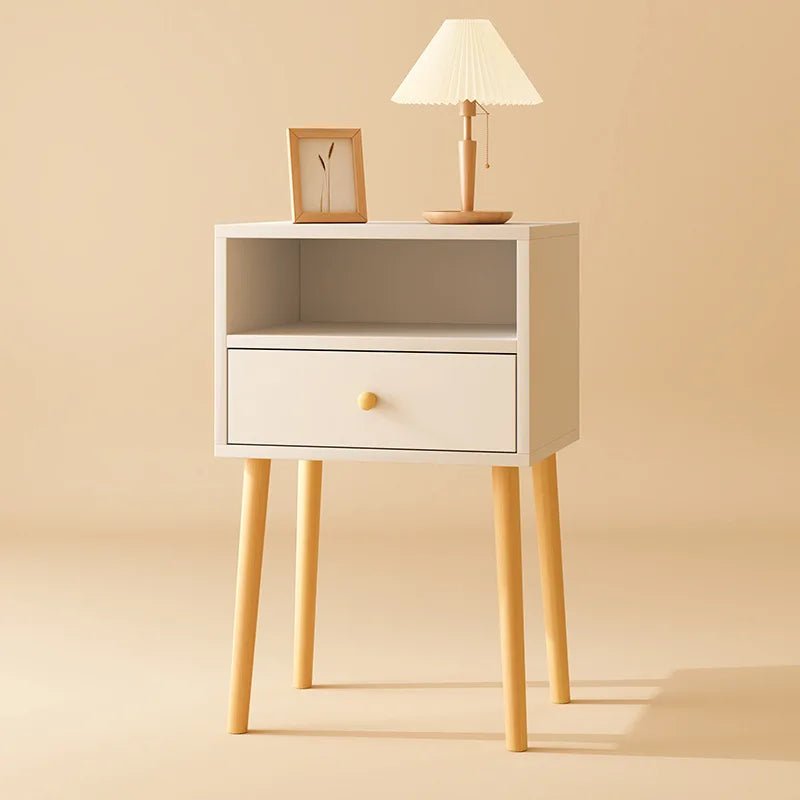 Table de nuit simple pour petit appartement de luxe - vente privée 14:365458S-White-1