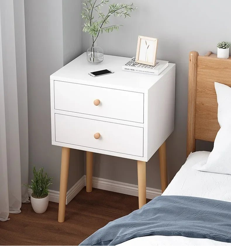 Table de nuit simple pour petit appartement de luxe - vente privée 14:365458S-White-1