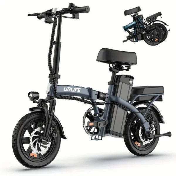 Vélo Électrique Pliable Urlife F1L 14 Pouces Moteur 250W Batterie 48V 7.5Ah vue 2