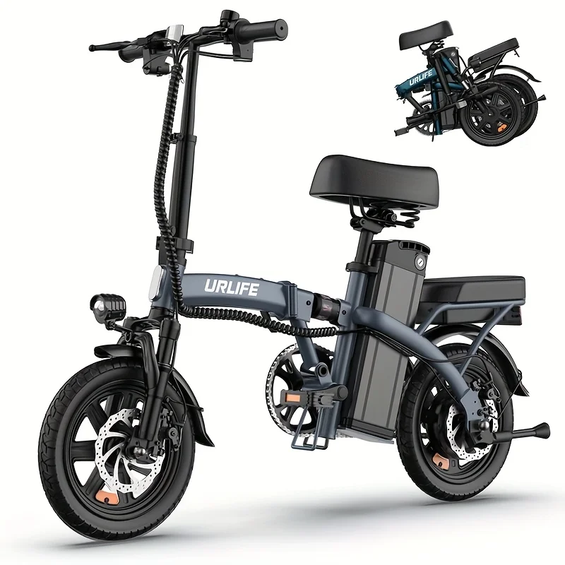 Vélo Électrique Pliable Urlife F1L 14 Pouces Moteur 250W Batterie 48V 7.5Ah vue 2
