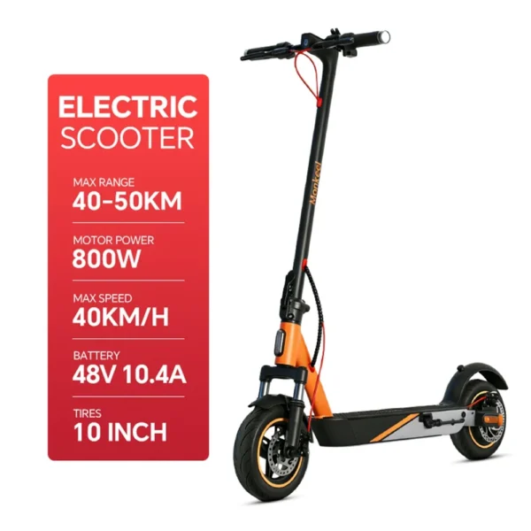 Trottinette électrique Mankeel 800W - Autonomie 45 km et Roues 10 Pouces vue 2