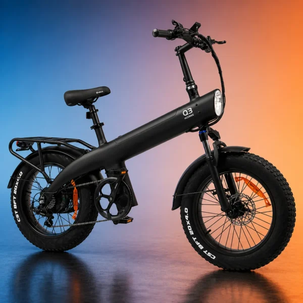 Vélo électrique tout-terrain HX-Q3 - Pneus larges 20 pouces et puissance 2000W vue 2