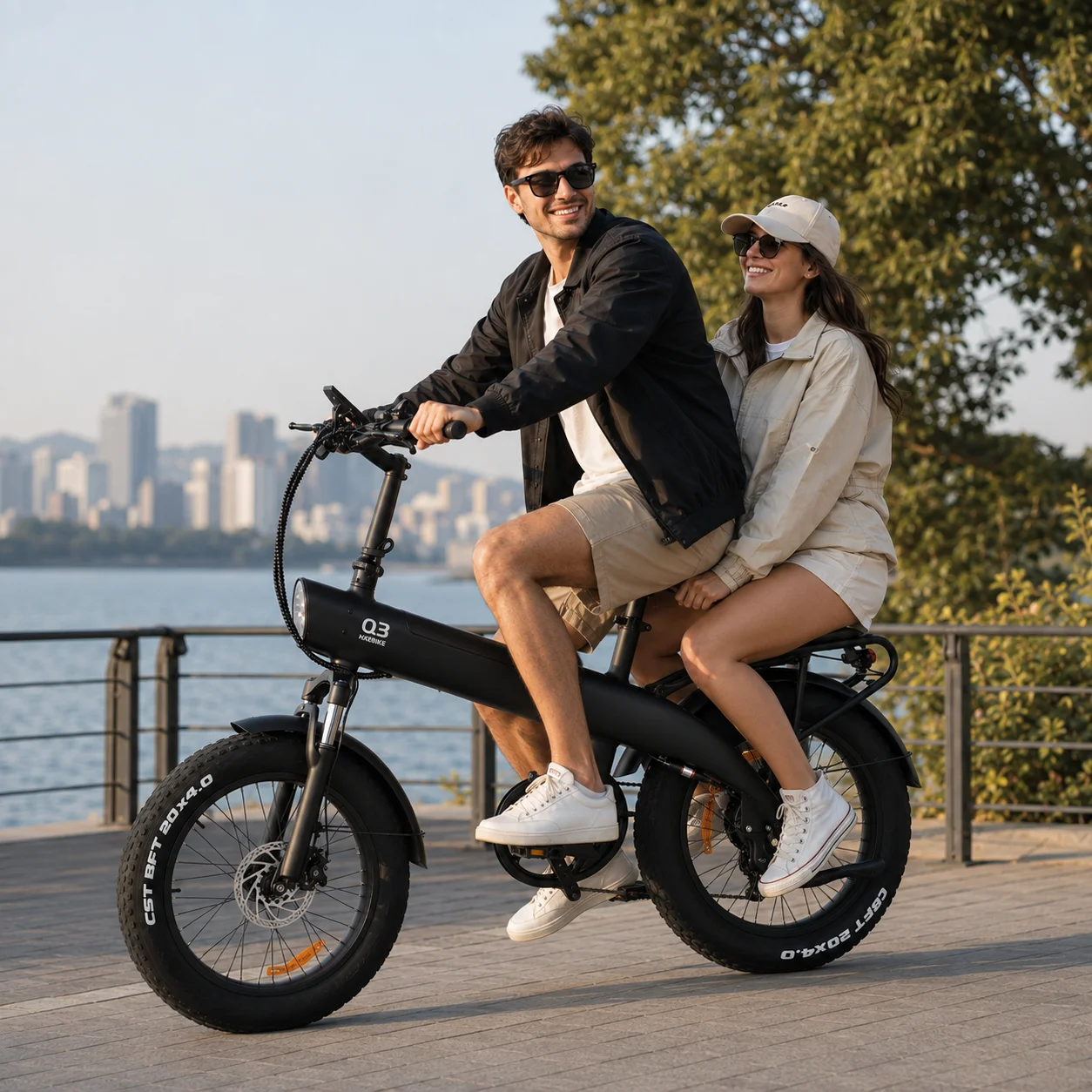 Vélo Électrique Adulte HX Q3 - Puissance 250W et Pneus Larges 20x4 Pouces image 8