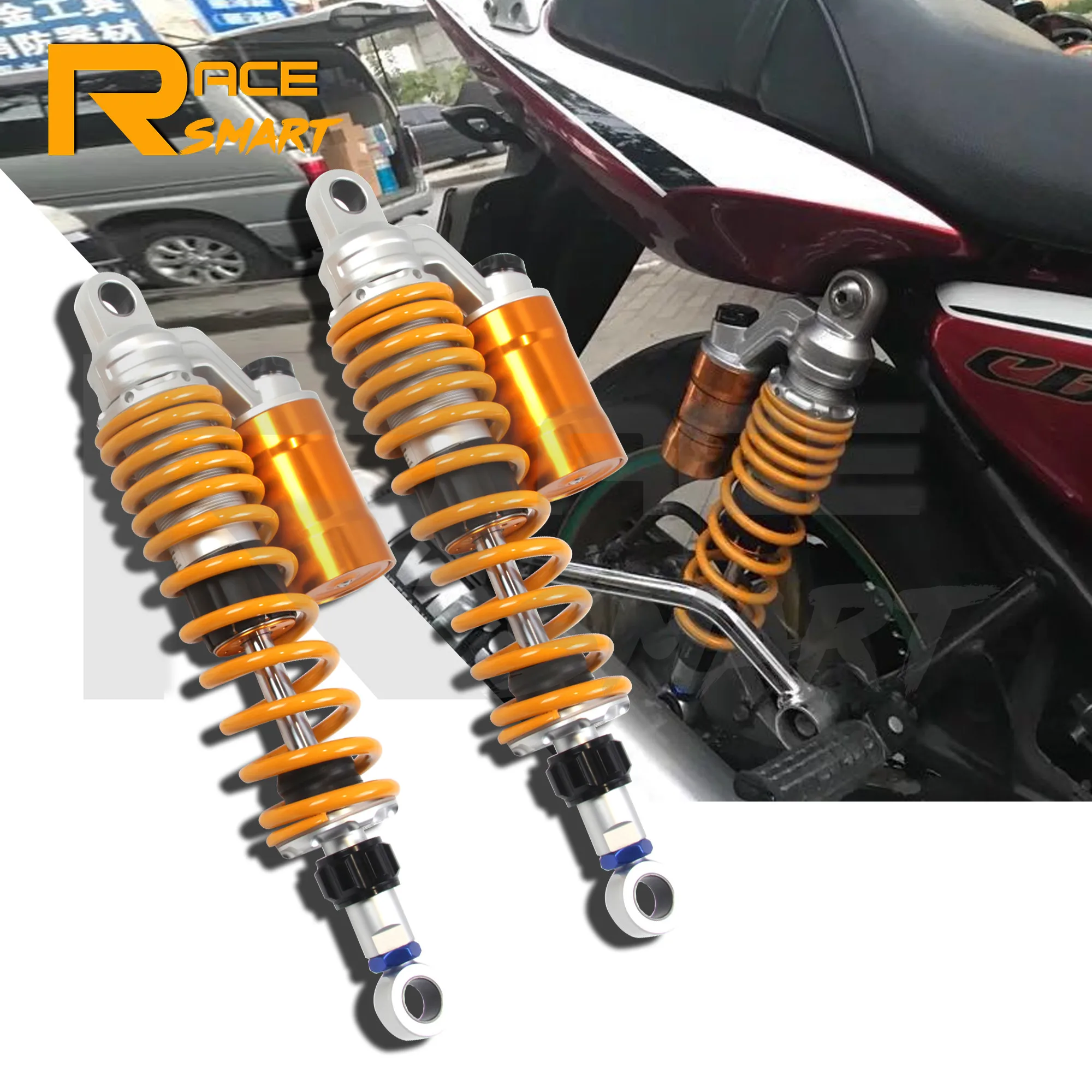 Amortisseurs Arrière Réglables Chargés à l'Azote 360 mm pour Yamaha XJR1300 et VMAX 1200 image 3