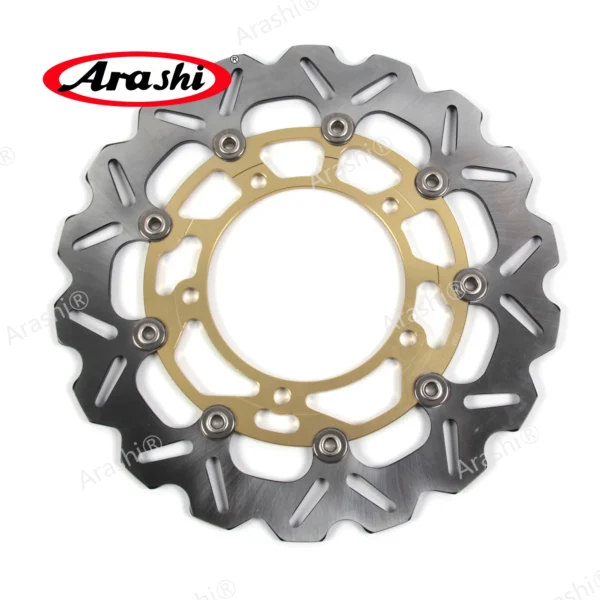 Disques de frein avant flottants et plaquettes Arashi pour Suzuki GSF Bandit 1250 vue 2
