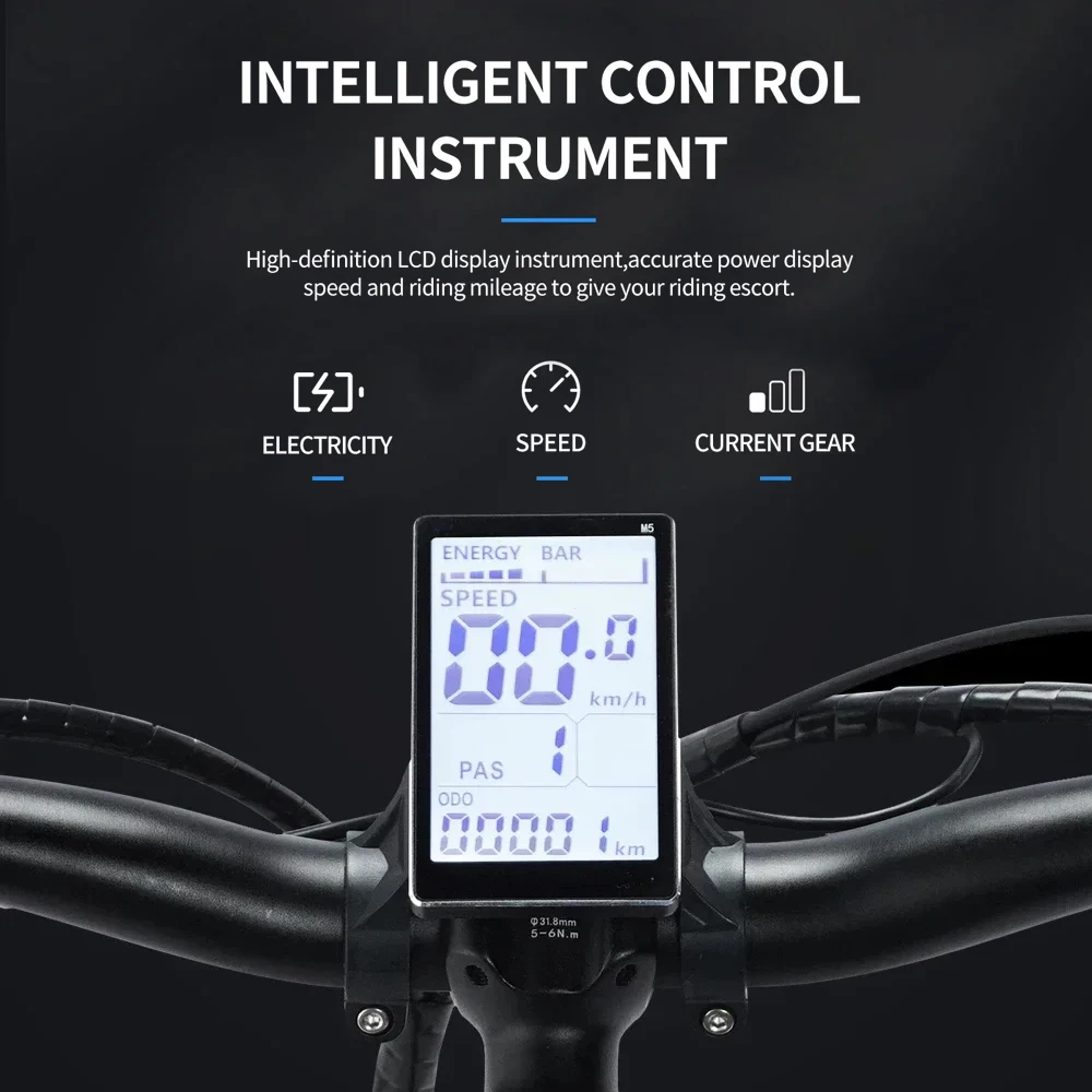Vélo Électrique Pliable Tout-Terrain Ridstar H20 - Moteur 1000W et Batterie 48V 15Ah image 3