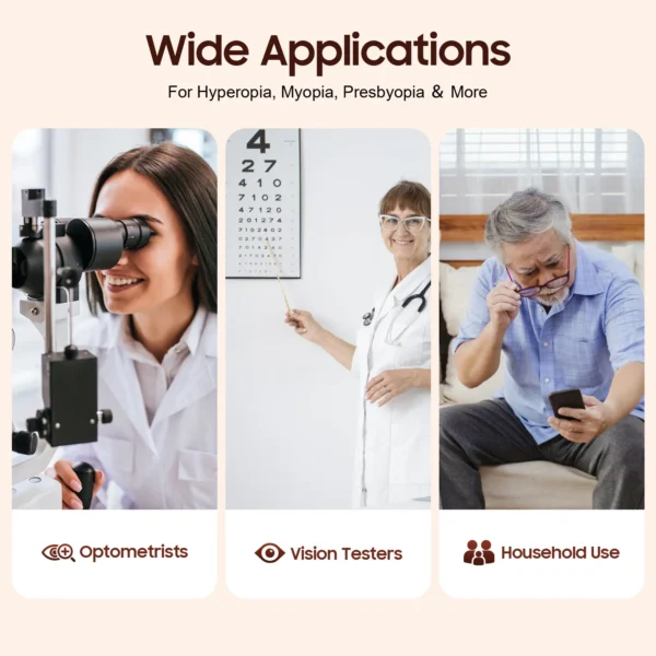 Kit d'optométrie complet de 266 lentilles avec monture d'essai pour professionnels de la vision vue 2