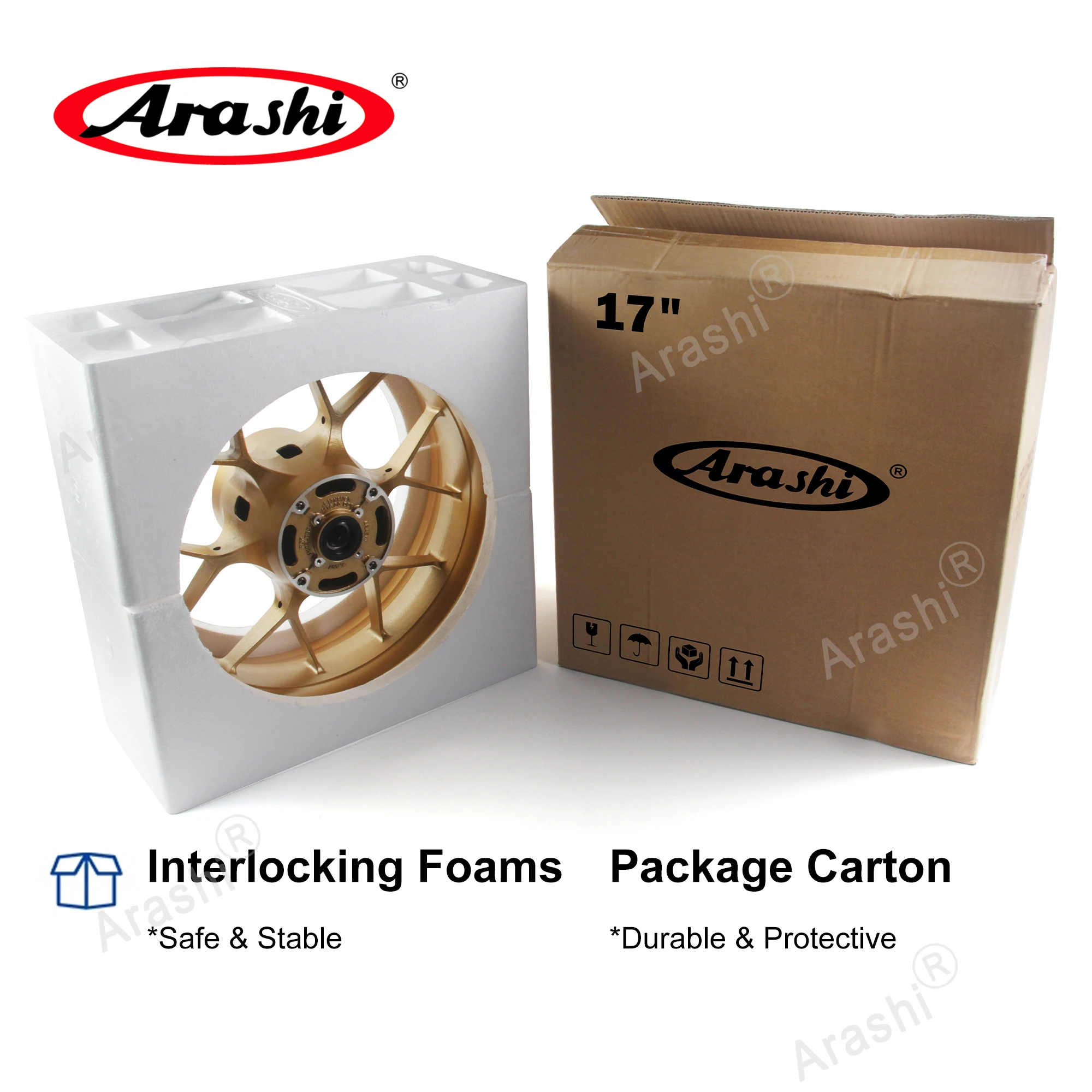 Ensemble de Jantes et Disques de Frein Arashi pour Honda CBR600RR (2007-2017) image 5
