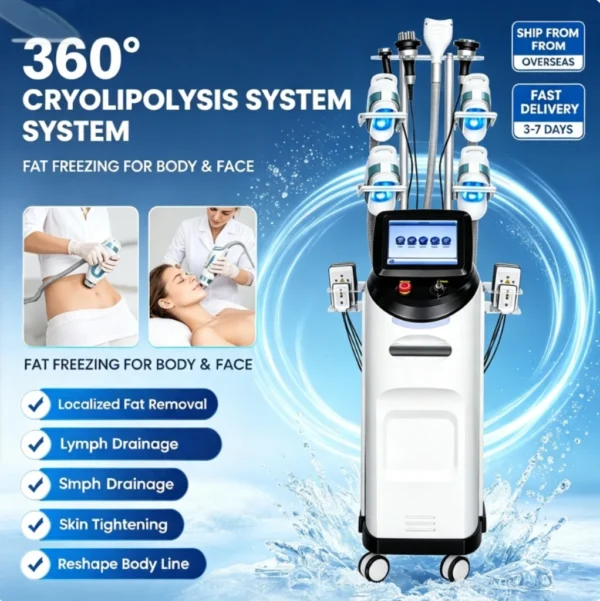 Appareil de Cryolipolyse 360° et Remodelage Corporel Multifonctionnel vue 2