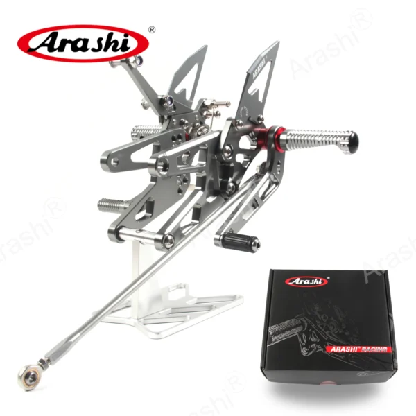 Arashi Repose-Pieds Réglables CNC pour YAMAHA YZF R6 (2003-2025)