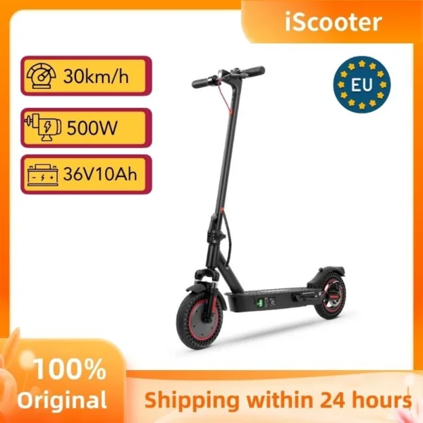 Trottinette Électrique Adulte Iscooter I9Max 500W Autonomie 40 km