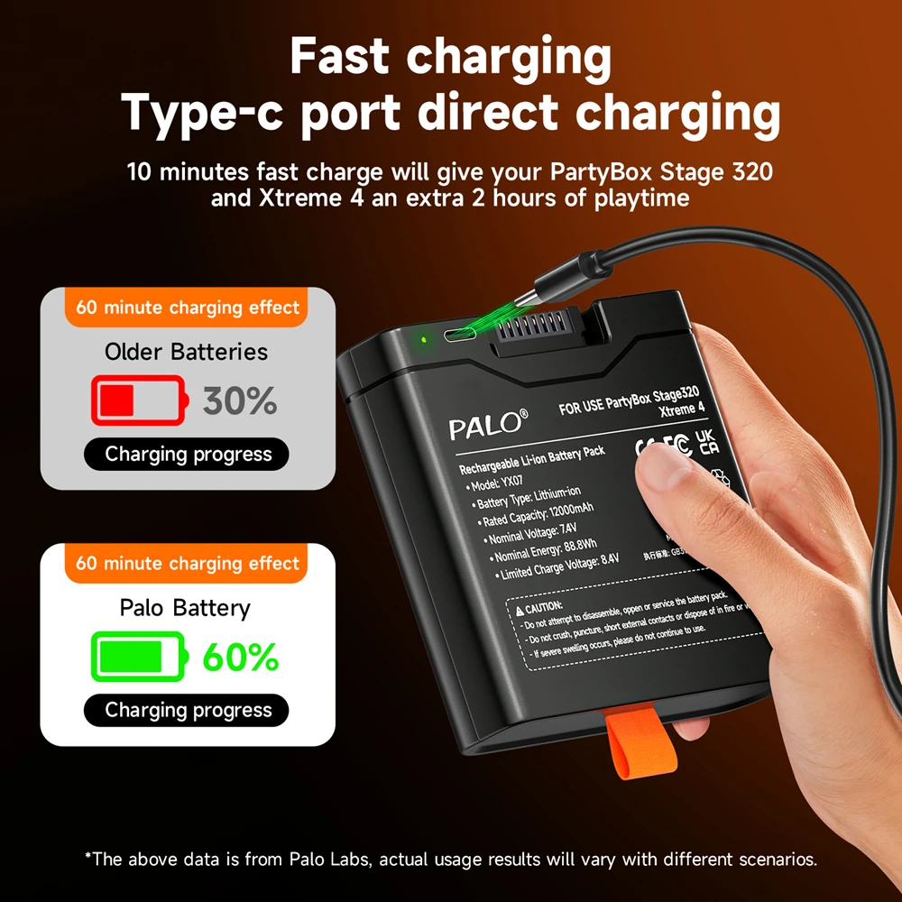 Batterie de Rechange 12000mAh pour Enceintes Portables Xtreme 4 et PartyBox Stage 320 image 4